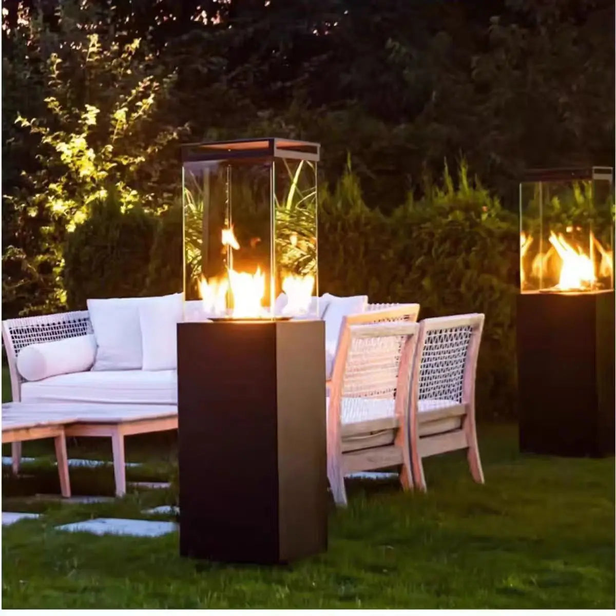 Calefactor de gas propano o butano para chimenea de gas para patio exterior